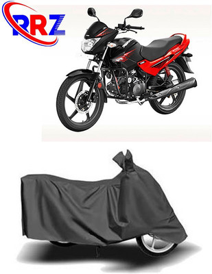 RRZ Waterproof Two Wheeler Cover for Hero(Glamour Programmed FI, Grey)