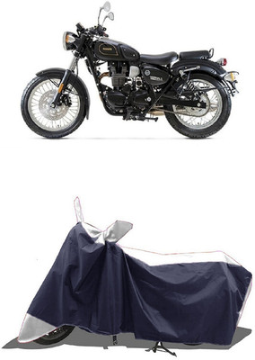 SUGASHRI Waterproof Two Wheeler Cover for Benelli(Imperiale 400, White, Blue)