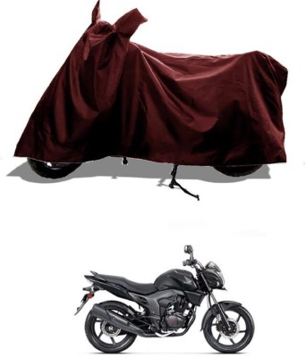 KEDIT Two Wheeler Cover for Honda(CB Trigger, Maroon)