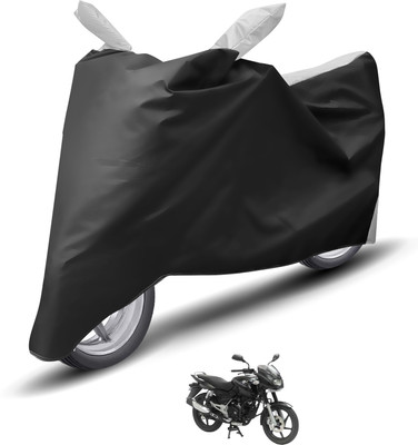 Caronix Waterproof Two Wheeler Cover for Bajaj(Pulsar 180, Silver)