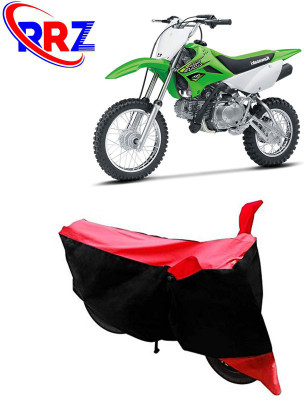 AutoGalaxy Waterproof Two Wheeler Cover for Kawasaki(KLX 110, Black, Red)