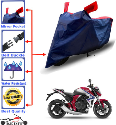 KEDIT Two Wheeler Cover for Honda(CB1000R Plus, Red, Blue)