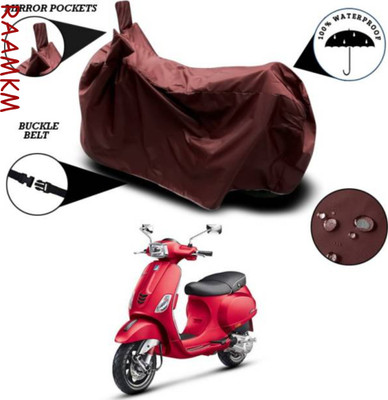 LIFE TO HUB Two Wheeler Cover for Hero, Honda, Bajaj, Ather, TVS, Yamaha(Platina, Maroon)