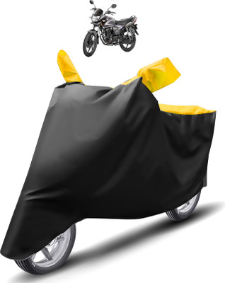Caronix Two Wheeler Cover for Honda(CB Shine, Yellow)