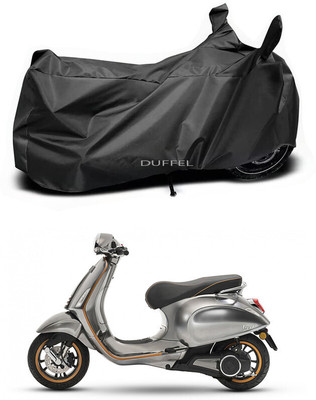 SK AUTO Two Wheeler Cover for Vespa(Vespa LX 125, Black)