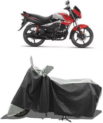 GROFATIK Two Wheeler Cover for Hero(Passion Pro i3S, Grey)