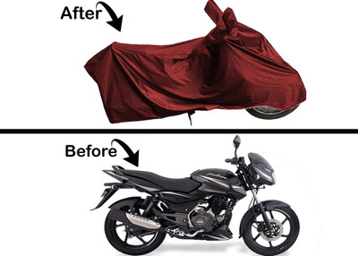 Archistylo Waterproof Two Wheeler Cover for Bajaj(Pulsar 150 BS6, Maroon)