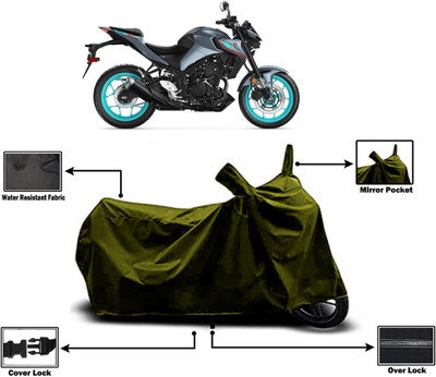 Amexride Two Wheeler Cover for Yamaha(MT-03, Green)