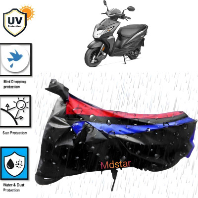 MWBB Waterproof Two Wheeler Cover for Honda(Dio, Black)