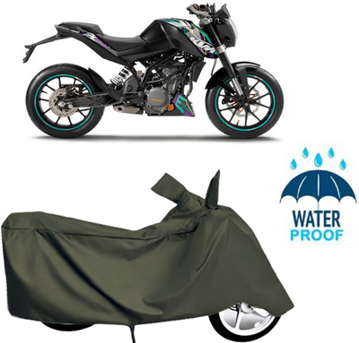 DeepShakshi AUTOMOTIVE Waterproof Two Wheeler Cover for KTM(Green)