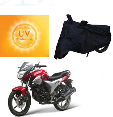 DeepShakshi AUTOMOTIVE Waterproof Two Wheeler Cover for Yamaha(SZ X, Black)