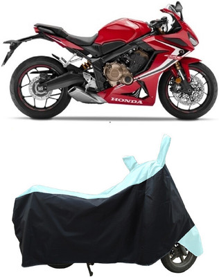 Coxtor Waterproof Two Wheeler Cover for Honda(CBR650R, White)