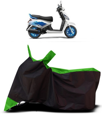 VESMEI Two Wheeler Cover for Mahindra(Gusto Electric BS6, Green)