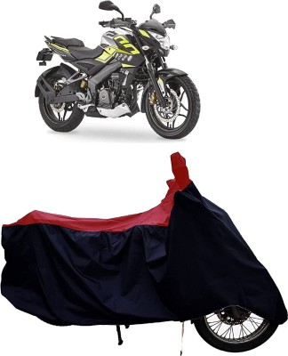 KEDIT Two Wheeler Cover for Bajaj(Pulsar NS 200, Red, Black)