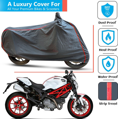 FAMEXON Waterproof Two Wheeler Cover for Ducati(Monster 796 S2R, Grey)