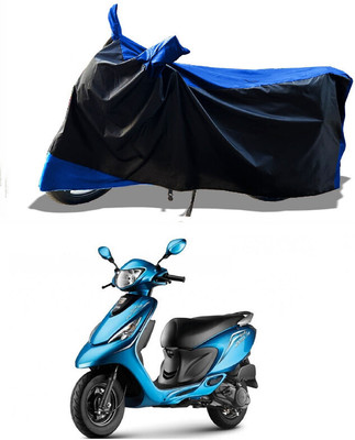 DeepShakshi AUTOMOTIVE Waterproof Two Wheeler Cover for TVS(Scooty Zest, Blue)