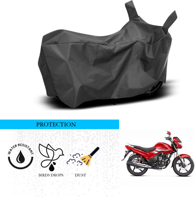 ANTHUB Waterproof Two Wheeler Cover for Hero(Achiever, Black)