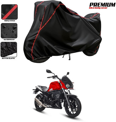 PAGORA Waterproof Two Wheeler Cover for Mahindra(Mojo UT 300, Black)