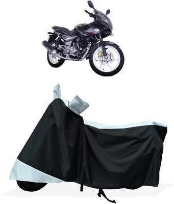 Tricway Two Wheeler Cover for Bajaj(Pulsar 220 DTS-i, White)