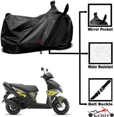 KEDIT Two Wheeler Cover for Yamaha(Ray ZR, Black)