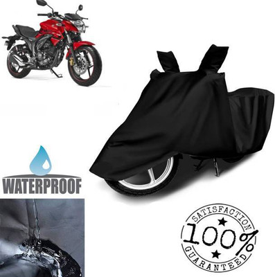 RAAMKM Waterproof Two Wheeler Cover for Hero, Honda(Xblade, Black)