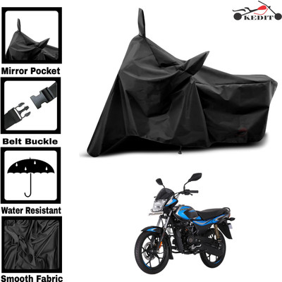AASHTIK MART Two Wheeler Cover for Bajaj(Platina 110 H-Gear, Black)