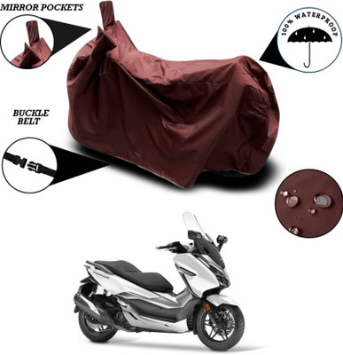 KEDIT Two Wheeler Cover for Honda(Forza 300, Maroon)