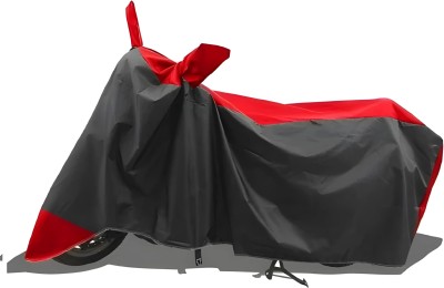 smwzxyu Waterproof Two Wheeler Cover for Yamaha, Honda, TVS, Universal For Bike, KTM, JAWA, BMW, Hero(Splendor I Smart, Red)