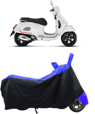 Coxtor Waterproof Two Wheeler Cover for Vespa(GTS Super 125, Blue)