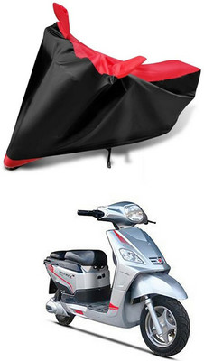 AutoGalaxy Waterproof Two Wheeler Cover for Hero(Electric NYX e5, Red, Black)