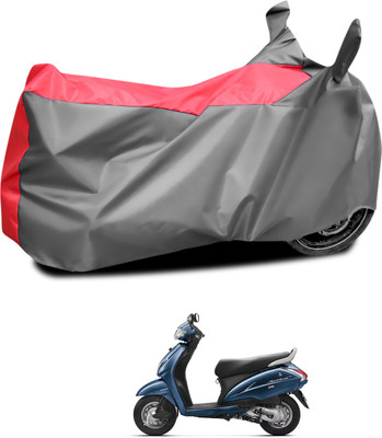 PAGORA Waterproof Two Wheeler Cover for Honda(Activa 3G, Grey, Red)
