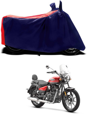 PAGORA Waterproof Two Wheeler Cover for Royal Enfield(Meteor 350, Red)