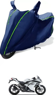 DeepShakshi AUTOMOTIVE Two Wheeler Cover for Kawasaki(Ninja 300, Grey)