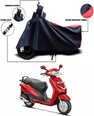 AutoTiger Two Wheeler Cover for Hero(Duet 125CC, Blue, Red)