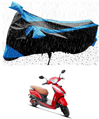 MWBB Two Wheeler Cover for Ampere(Magnus Pro, Blue, Black)