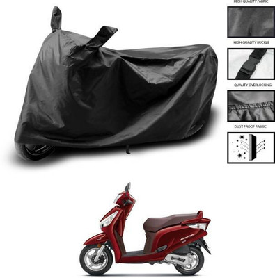 DeepShakshi AUTOMOTIVE Waterproof Two Wheeler Cover for Honda(CB Shine, Black)