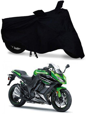 DeepShakshi AUTOMOTIVE Waterproof Two Wheeler Cover for Kawasaki(Ninja 1000, Black)