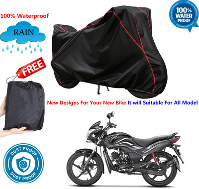AUTOCAD Waterproof Two Wheeler Cover for Hero(Passion, Black)