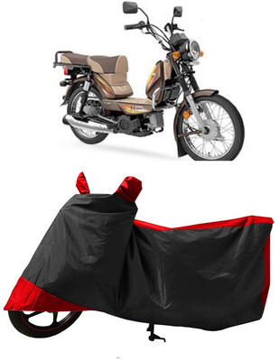 GROFATIK Two Wheeler Cover for TVS(Heavy Duty Super XL, Red)