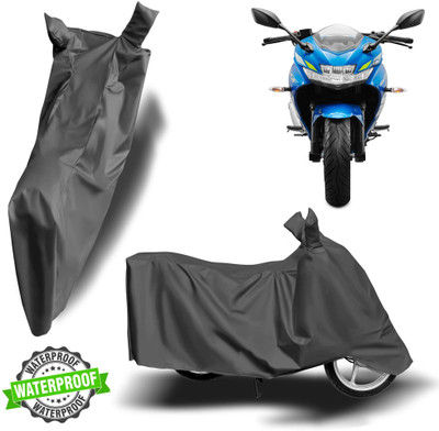 NG Auto Front Waterproof Two Wheeler Cover for Suzuki(Gixxer SF, Grey)
