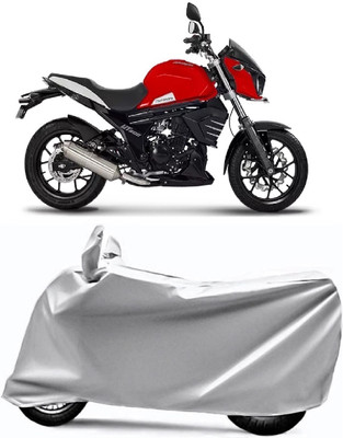 V VINTON Two Wheeler Cover for Mahindra(Mojo UT 300, Silver)