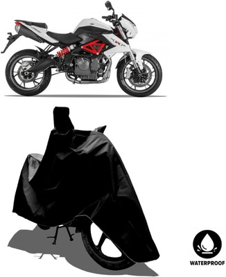 Amexride Waterproof Two Wheeler Cover for Benelli(TNT 600i, Black)