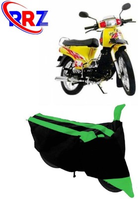 RRZ Waterproof Two Wheeler Cover for Kinetic(K4, Black, Green)