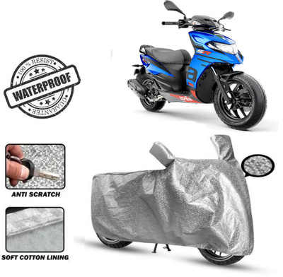 Autoinnovation Waterproof Two Wheeler Cover for Aprilia(SR 125, Silver)