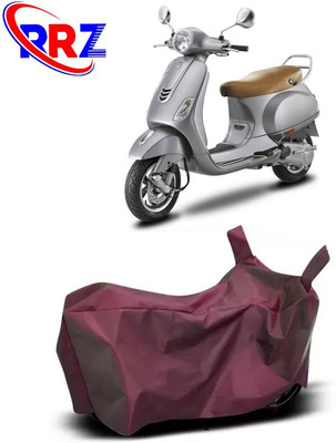 RRZ Waterproof Two Wheeler Cover for Vespa(Vespa VXL, Maroon)