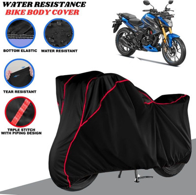 SRP PRODUCT Waterproof Two Wheeler Cover for Honda(Hornet 2.0, Black, Red)