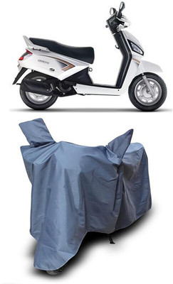 MADAFIYA Waterproof Two Wheeler Cover for Mahindra(Gusto 125, Grey)