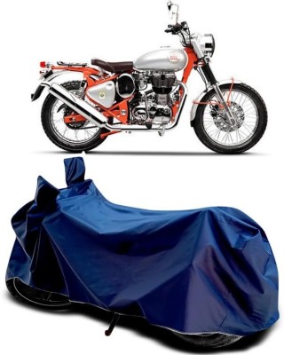 KEDIT Two Wheeler Cover for Royal Enfield(Bullet Trials 350, Blue)