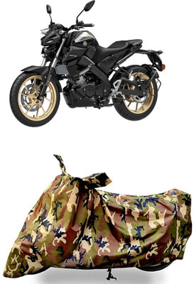VESMEI Waterproof Two Wheeler Cover for Yamaha(MT 15 New BS6, Multicolor)