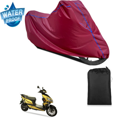 PAGORA Waterproof Two Wheeler Cover for Okinawa(Maroon)
